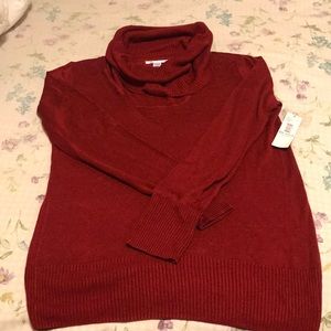 NWT cowl neck long sleeved blouse L (12-14)